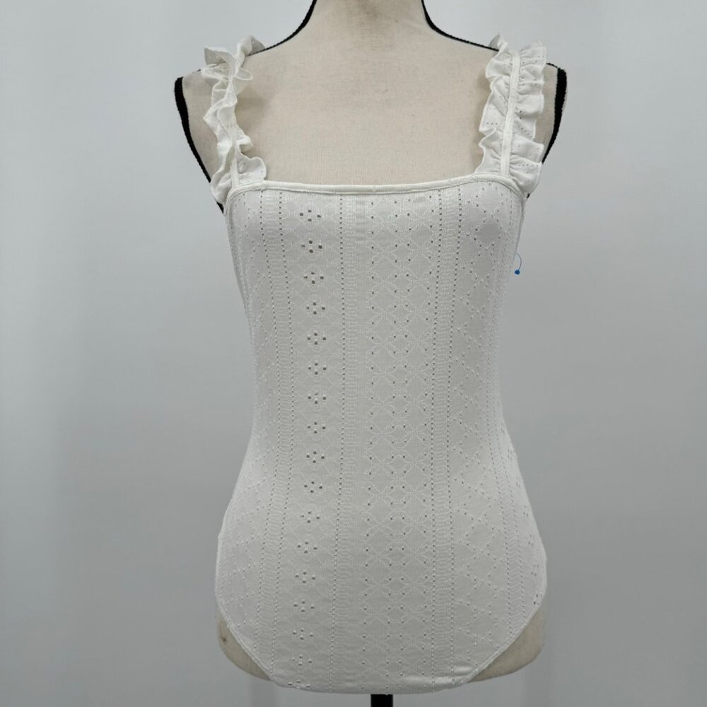 zayla white floral bodysuit